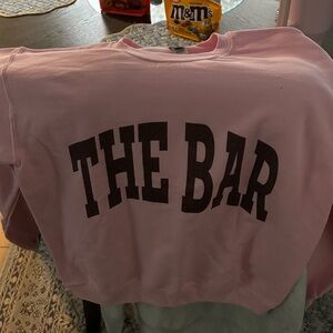 The bar varsity sweatshirt